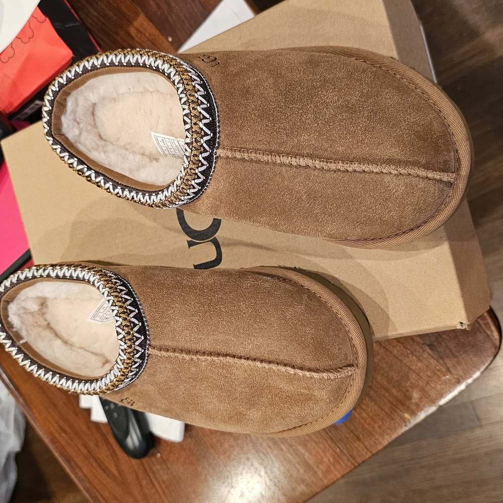 UGG Brown Slippers with Plush Lining